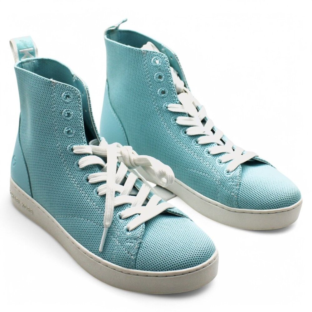 Michael Kors Women S Edie Knit Lace-up High-Top Sneakers Women S Shoes